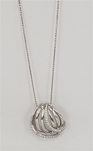 Necklace Recarlo Woman in White Gold ZT638B - ZT638B